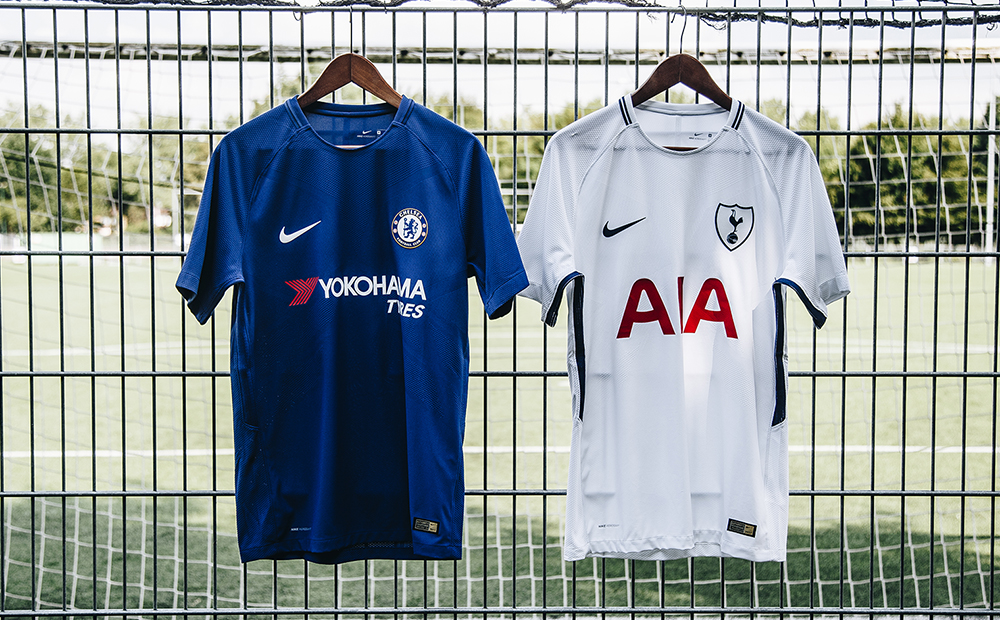 Nike Chelsea & Tottenham Hotspur Thuisshirts 2017-2018