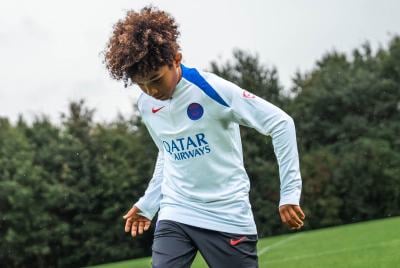 Paris Saint-Germain Kids trainingspak Wit Blauw