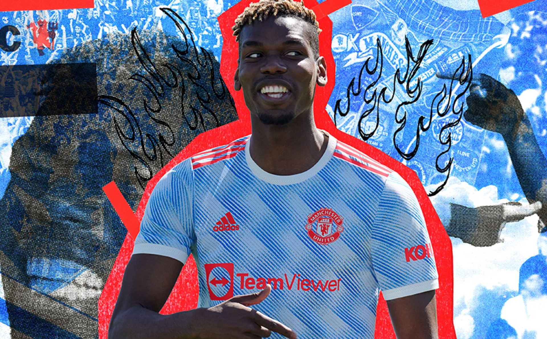 adidas Manchester United Uitshirt 21-22