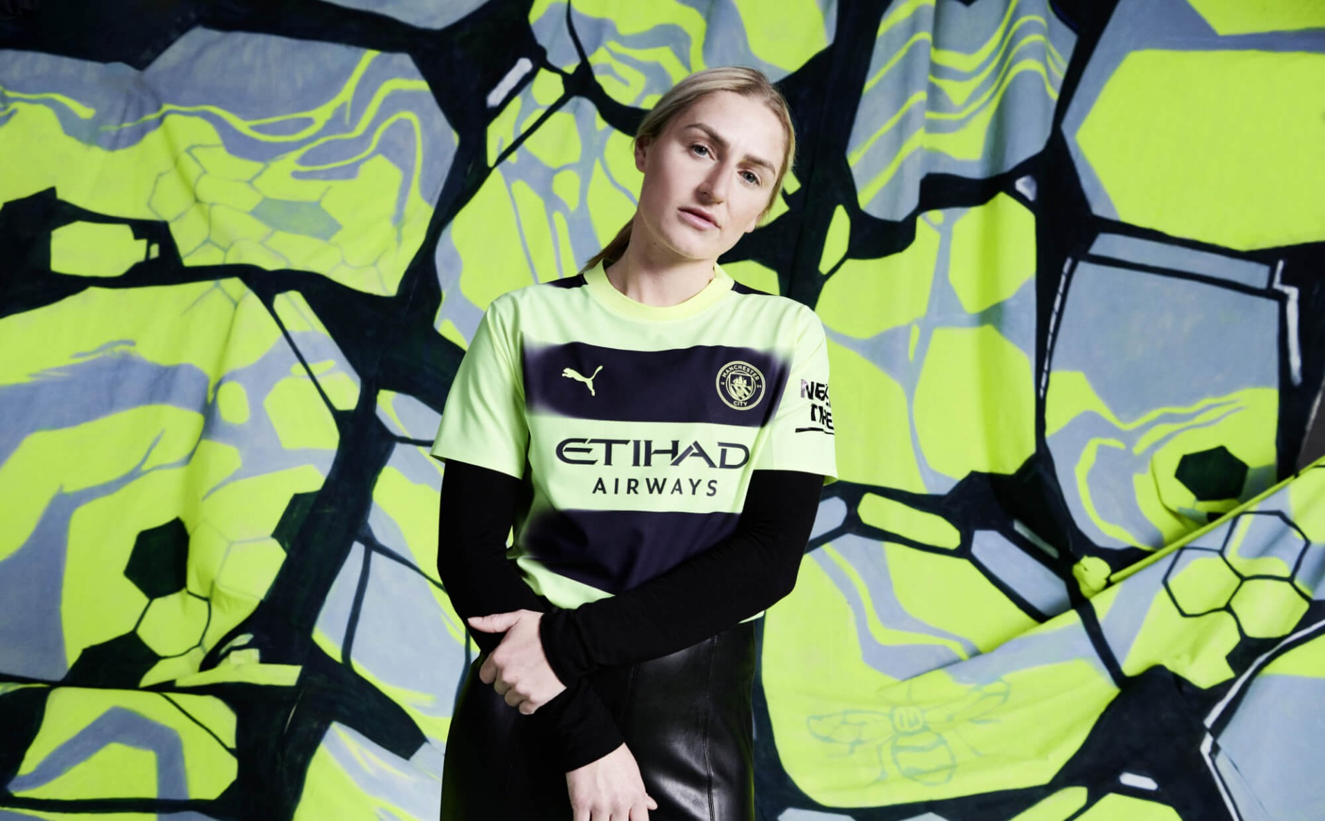 2022 / 23 Manchester City Extérieur Mini Maillot Enfant Haaland 9