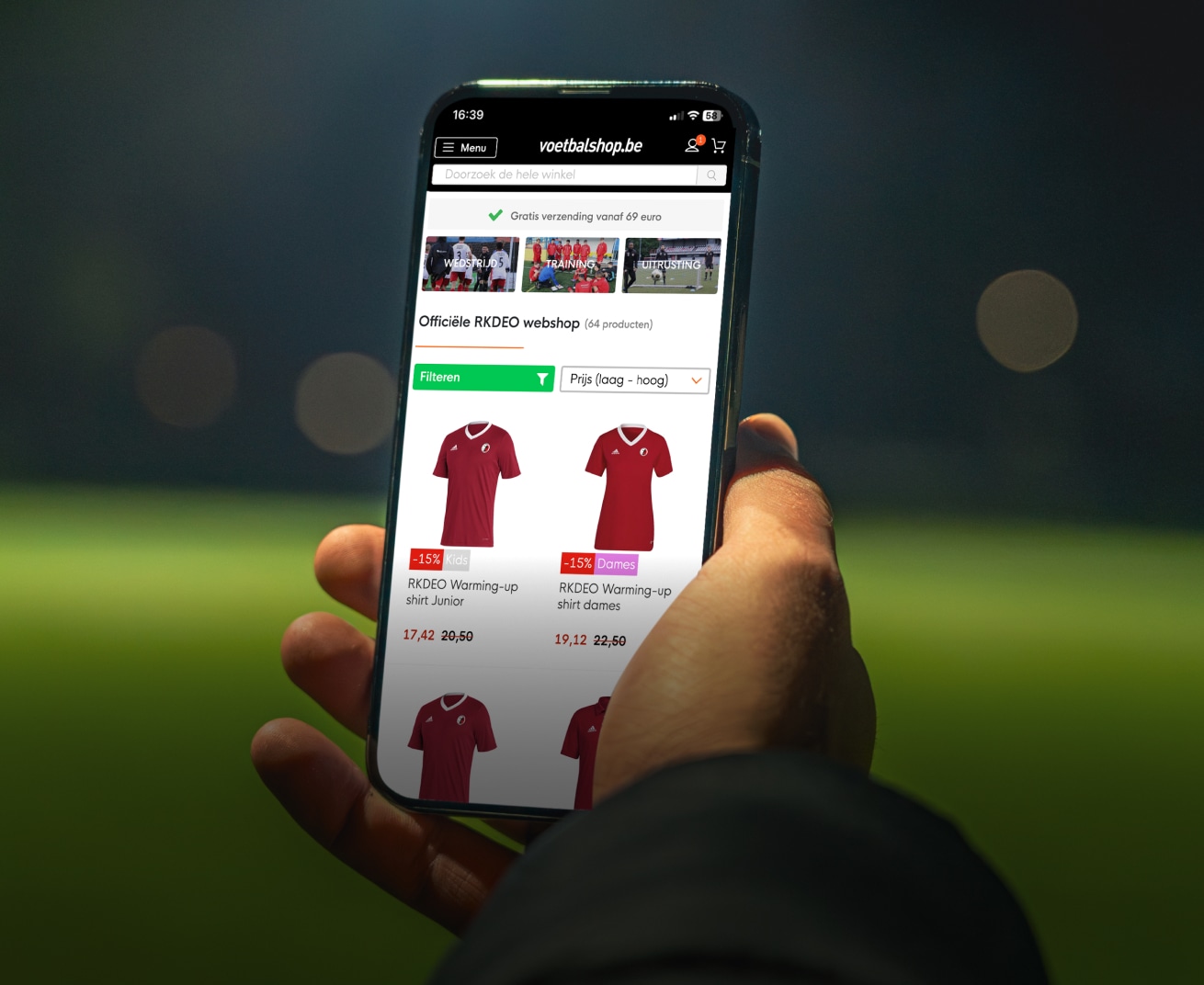 Bekijk onze clubshops!