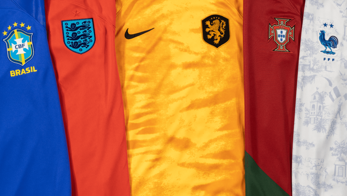 Bijna is het zover: het WK 2022! Dit zijn de nieuwe Nike shirts voor landen