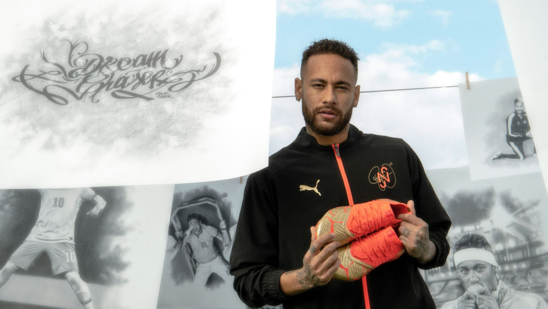 Neymar Jr. gaat vol voor goud met de PUMA Neymar Jr. Dreamchaser
