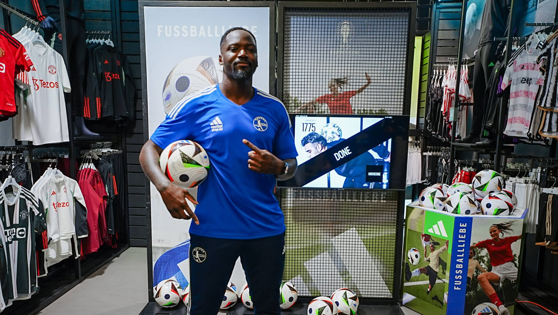 Première connaissance avec adidas Fussballliebe chez Voetbalshop Anvers