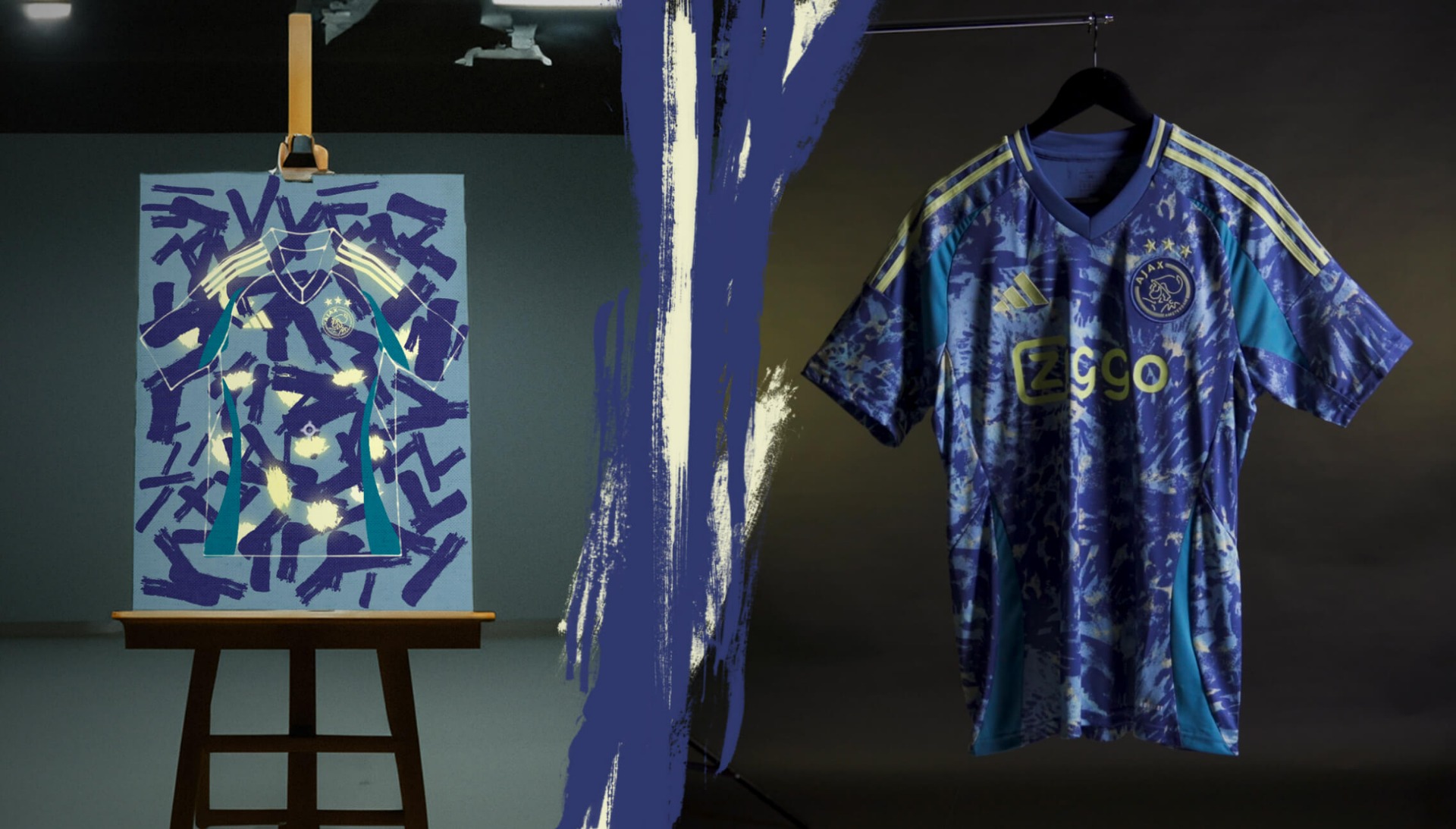 L'art et la créativité se réunissent dans le nouveau maillot Ajax extérieur