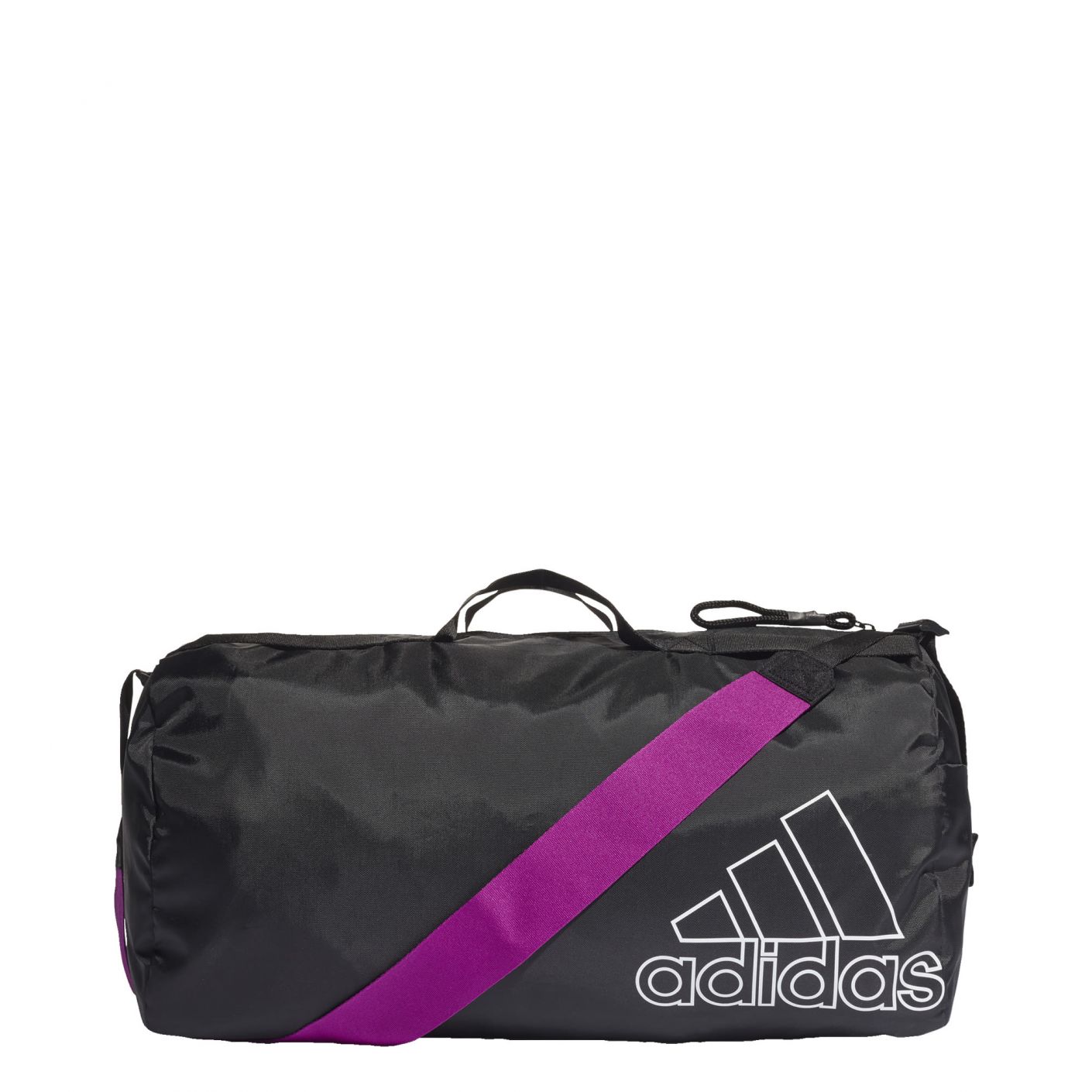adidas Canvas Sports Duffeltas Zwart Roze - Voetbalshop.be