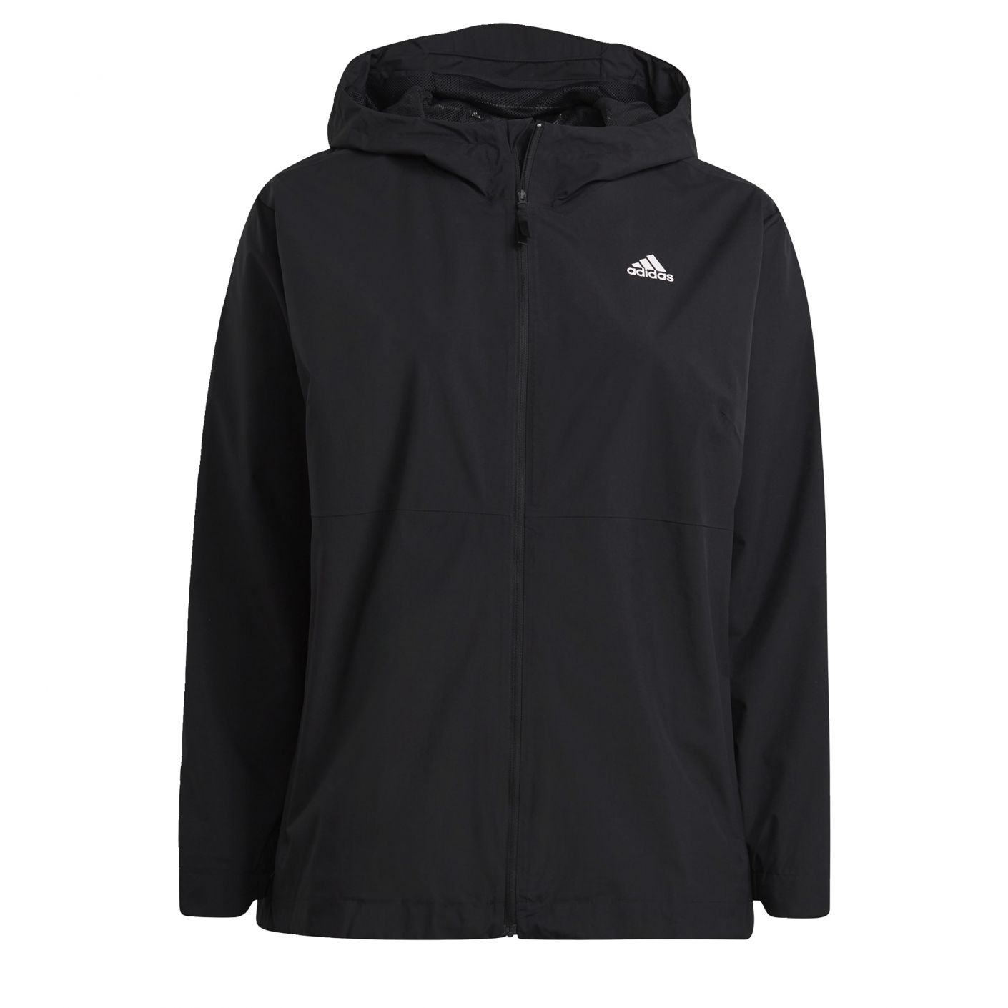 adidas BSC 3-Stripes RAIN.RDY Jack Dames Zwart (Grote Maat) - Voetbalshop.be