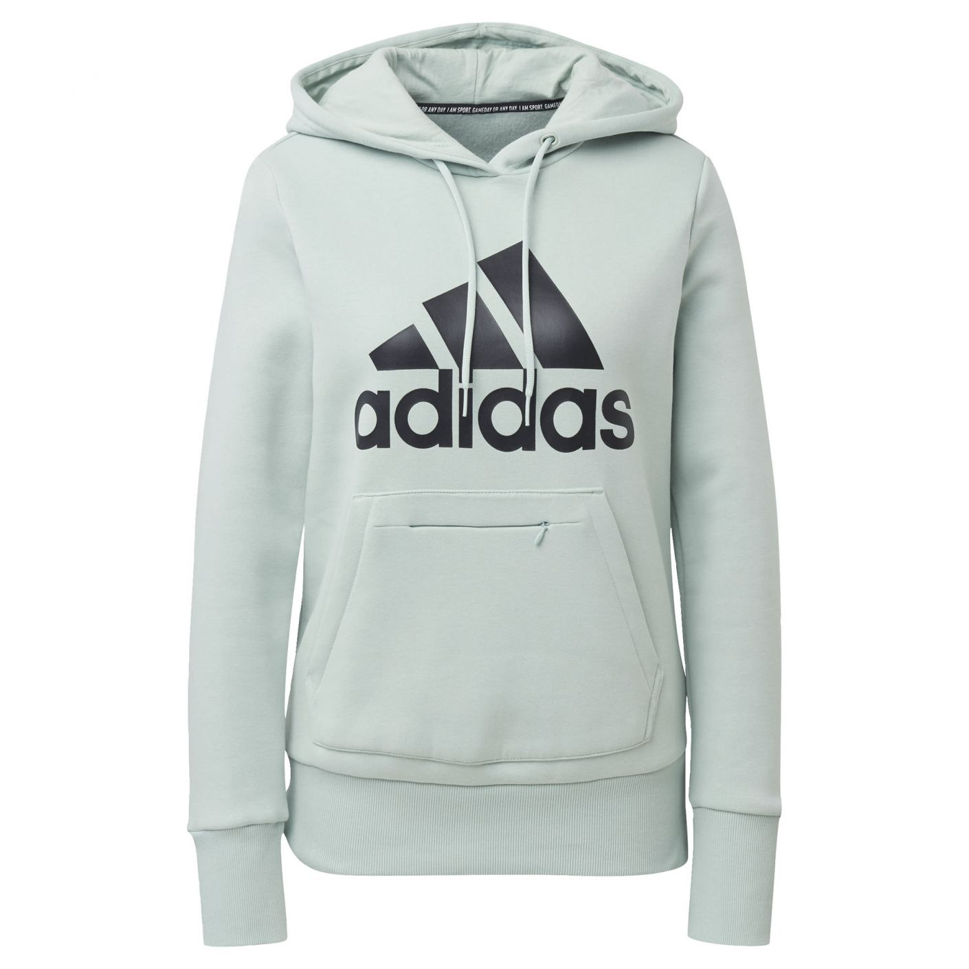 adidas Badge of Sport Pullover Fleece Hoodie Dames Mintgroen -  Voetbalshop.be