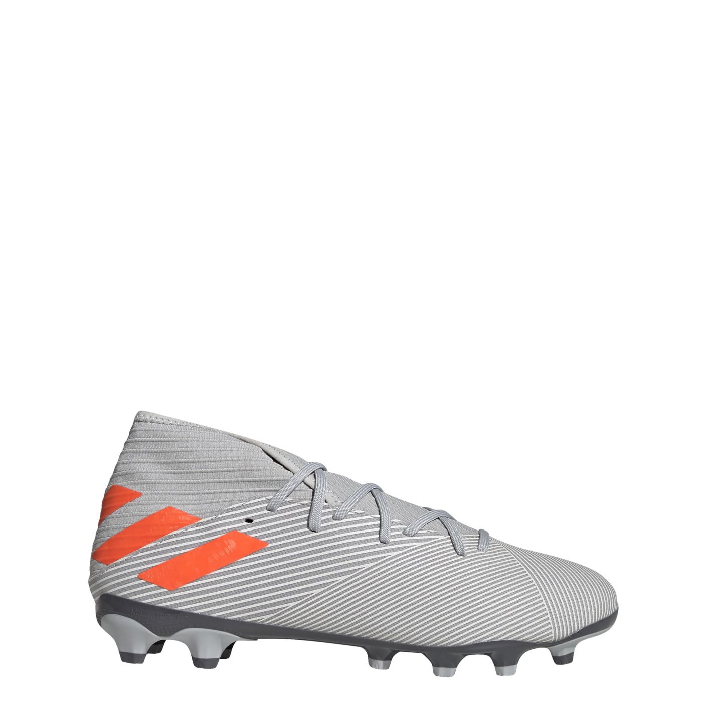 adidas Nemeziz 19.3 MG Natuur en Kunstgras Voetbalschoenen Grijs Oranje -  Voetbalshop.be