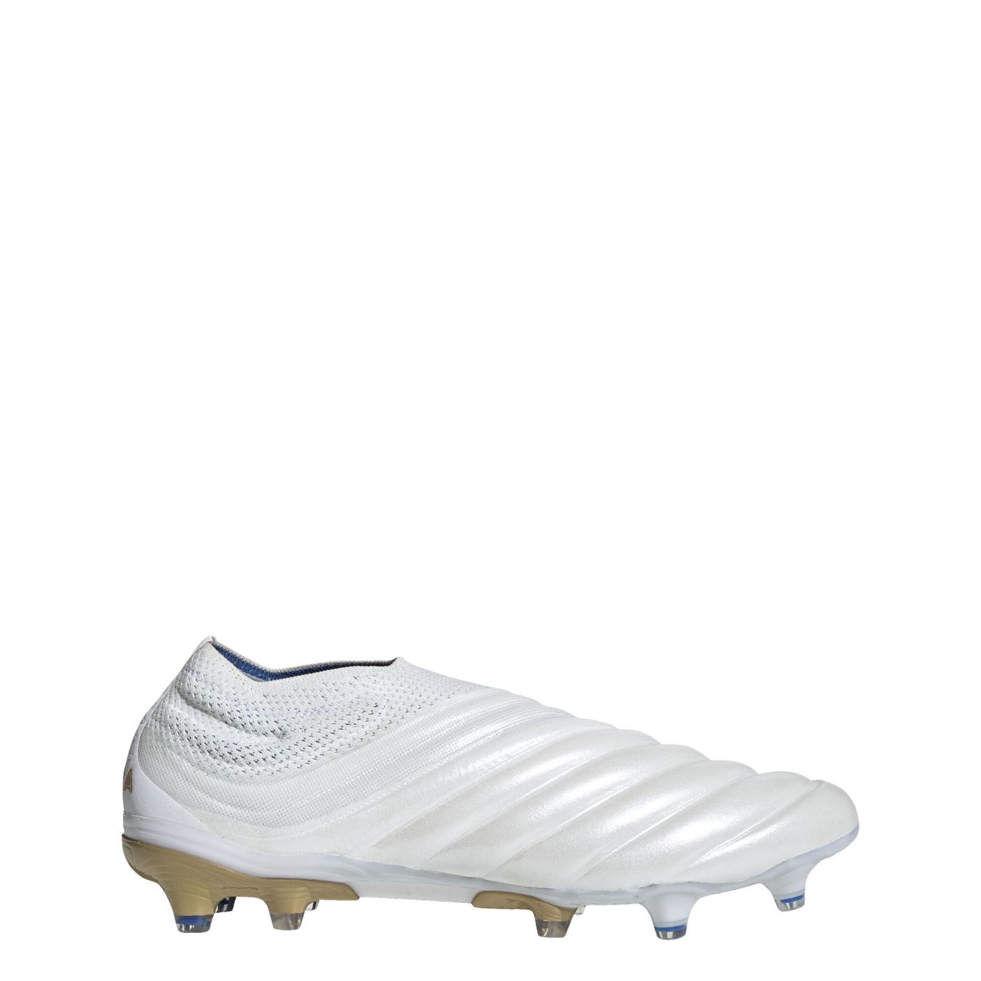 adidas Copa 19+ Gras Voetbalschoenen (FG) Wit Goud - Voetbalshop.be