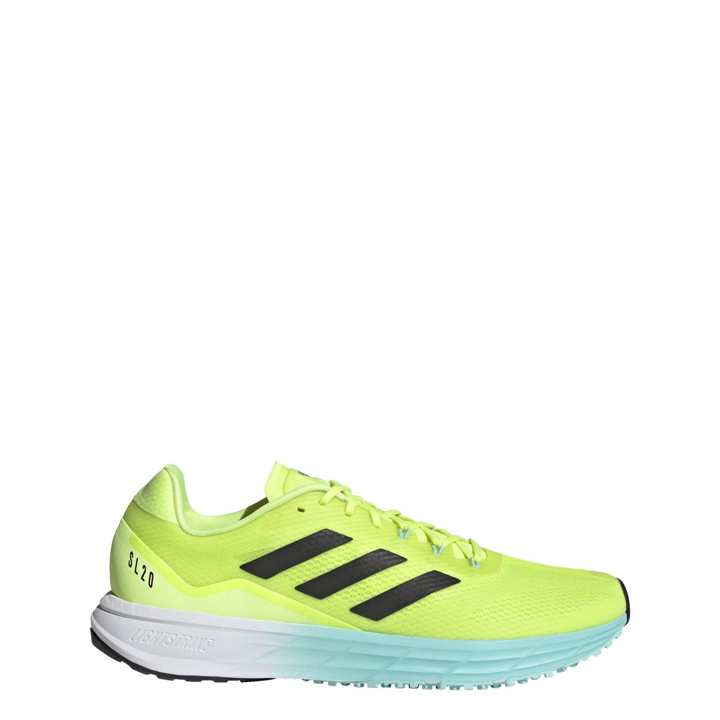 adidas SL20 Hardloopschoenen Geel Zwart Blauw - Voetbalshop.be
