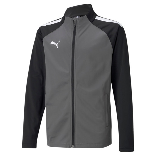 PUMA teamLIGA Veste d'Entraînement Enfants Gris Blanc
