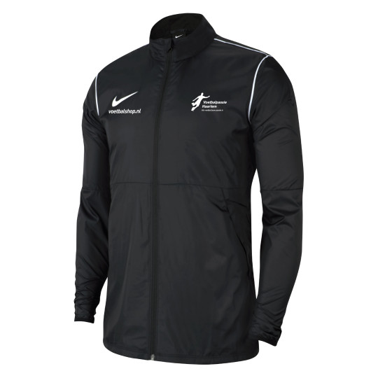 Voetbalpassie Haarlem Regenjack Senior Zwart Wit