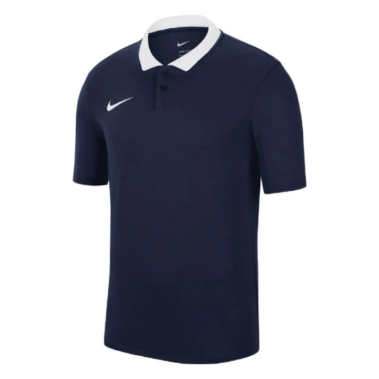 Nike Dri-Fit Park 20 Polo Femmes Bleu Foncé Blanc