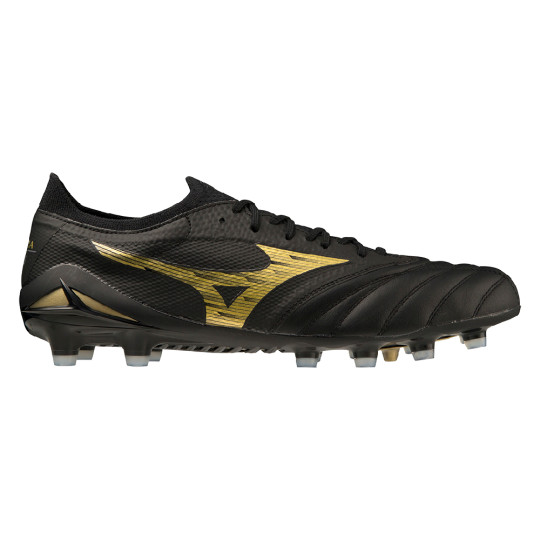 Mizuno Morelia Neo IV Beta Elite Gras Voetbalschoenen (FG) Zwart Goud