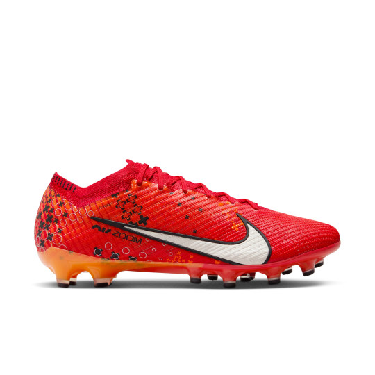 Nike Zoom Mercurial Vapor 15 Elite MDS Kunstgras Voetbalschoenen (AG) Felrood Oranje Zwart Wit