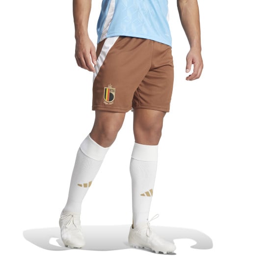 adidas Belgique Short Extérieur 2024-2026 Brun