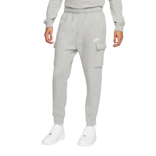 Nike Sportswear Club Fleece Cargobroek Grijs Wit