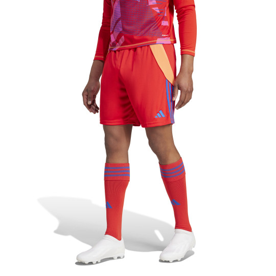 adidas Tiro 24 Short de Foot Rouge Bleu Orange