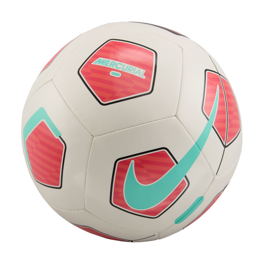 Nike Mercurial Fade Voetbal Maat 5 Wit Felrood Turquoise