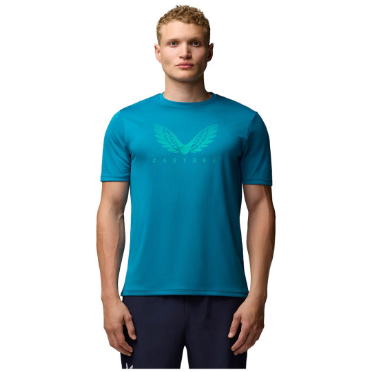Ensemble d'été Castore Graphic Stretch vert foncé gris foncé bleu blanc