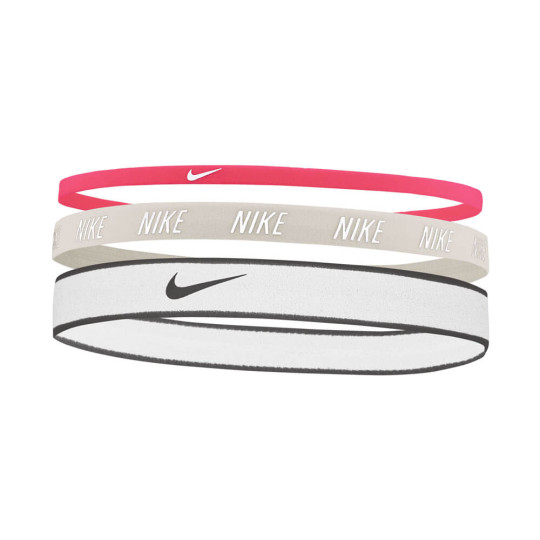 Nike Mixed Bandeaux Cheveux 3-Pack Rose Gris Blanc Noir