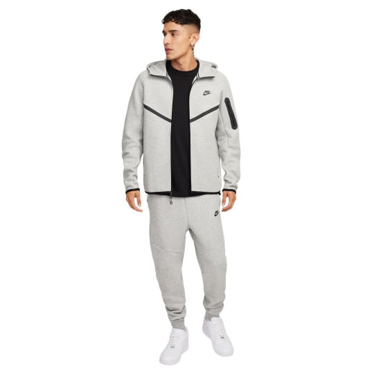 Nike Tech Fleece Sportswear Survêtement Gris Clair Noir