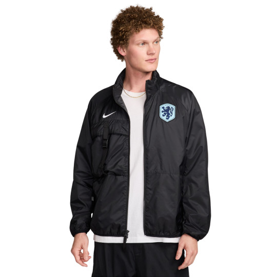 Nike Nederland Halo Trainingsjack Full-Zip 2024-2026 Zwart Wit