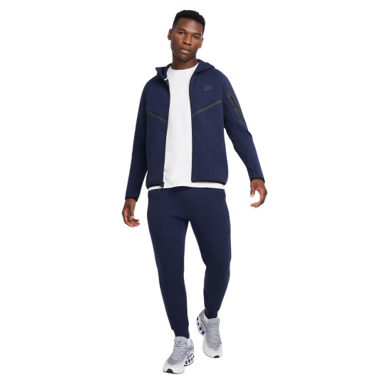 Nike Tech Fleece Sportswear Survêtement Bleu Foncé Noir
