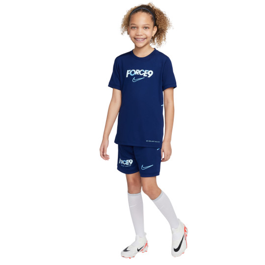 Nike Erling Haaland Academy 25 Trainingsset Kids Donkerblauw Lichtblauw