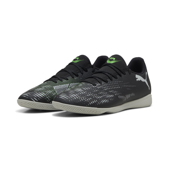 PUMA Future 8 Play Zaalvoetbalschoenen (IN) Zwart Grijs Groen