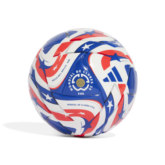 adidas FIFA Club World Cup Mini Voetbal Maat 1 Wit Blauw Rood