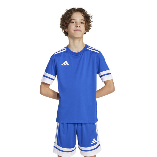 adidas Squadra 25 Maillot de Foot Enfants Bleu Blanc