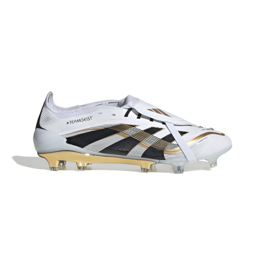 adidas Predator Elite FT Teamgeist Gras Voetbalschoenen (FG) Wit Zwart Goud