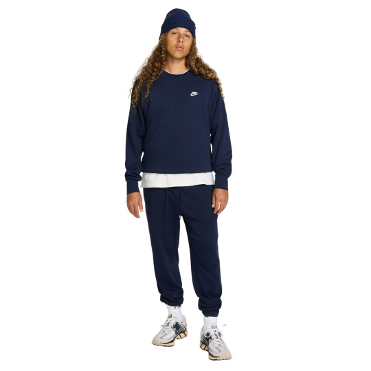 Nike Sportswear Club Fleece Crew Joggingpak Donkerblauw Wit