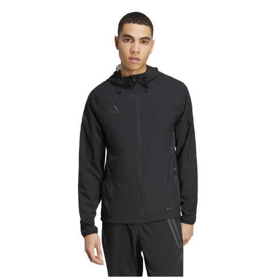 adidas Tiro 25 Vis Tech Pro Veste d'Entraînement à Capuche Noir