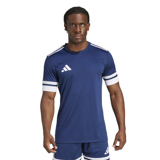 adidas Squadra 25 Maillot de Foot Bleu Foncé Blanc