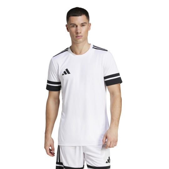 adidas Squadra 25 Maillot de Foot Blanc Noir