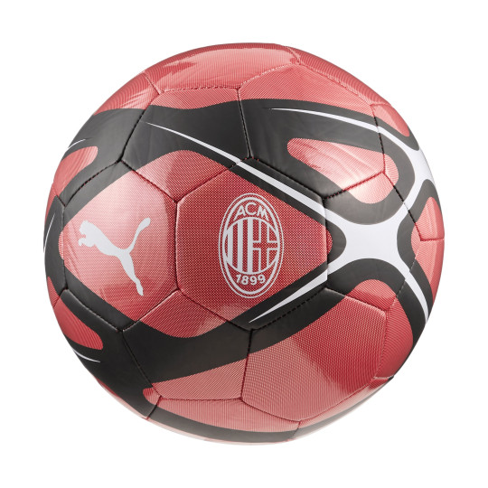 PUMA AC Milan Culture Ballon de Foot Taille 5 Rouge Noir Blanc