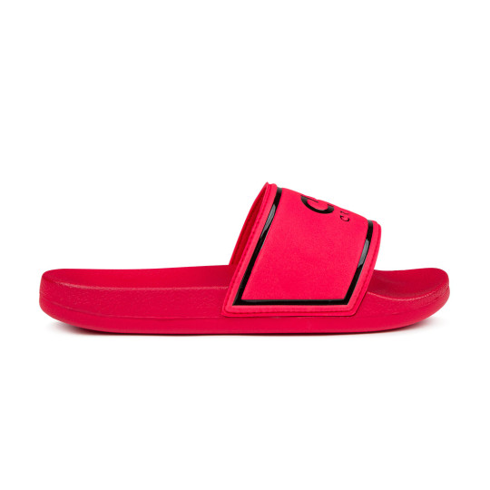 Cruyff Agua Copa Claquettes Rouge Noir