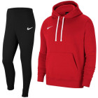 Nike Park 20 Fleece Hoodie Trainingspak Rood Zwart