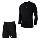 Ensemble d'entraînement à manches longues Nike Dri-FIT Park Noir