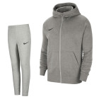 Nike Park 20 Fleece Full-Zip Trainingspak Kids Grijs