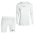 Nike Dri-FIT Park Training Set Manches Longues Blanc