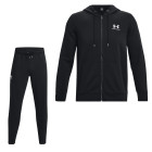 Under Armour Icon Fleece Trainingspak Full-Zip Hooded Zwart Wit