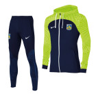 Nike KVC Westerlo Survêtement Full-Zip 2023-2024 Bleu Foncé Jaune Néon