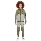 Nike Tech Fleece Sportswear Trainingspak Kids Olijfgroen Grijs Zwart