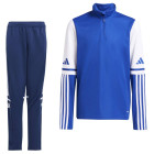 adidas Squadra 25 Trainingspak 1/4-Zip Kids Blauw Donkerblauw Wit