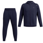 Under Armour Unstoppable Fleece Trainingspak Full-Zip Donkerblauw Zwart