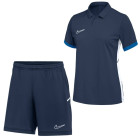 Ensemble d'entraînement Nike Academy 25 Polo pour Femmes, bleu foncé